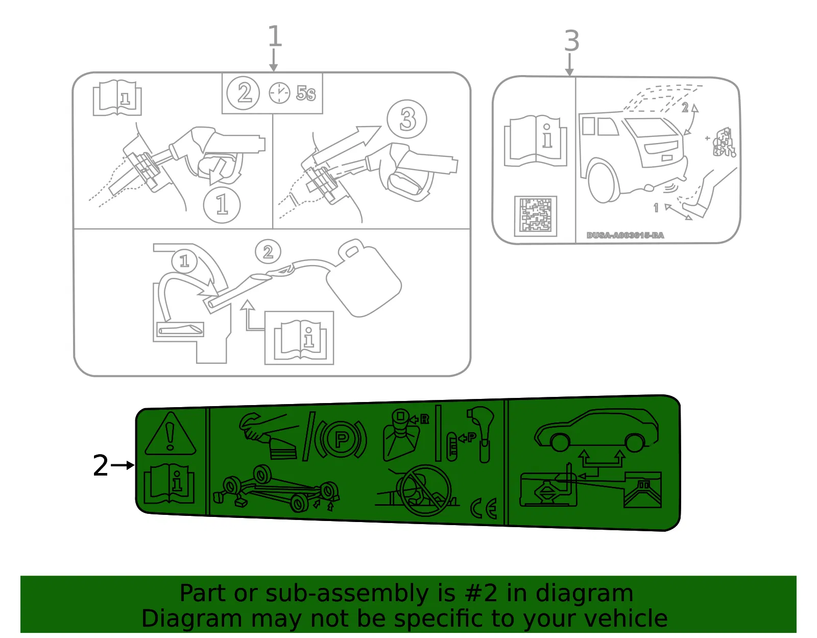 Engine Decal - Ford (lj6z17a083c) - view 3