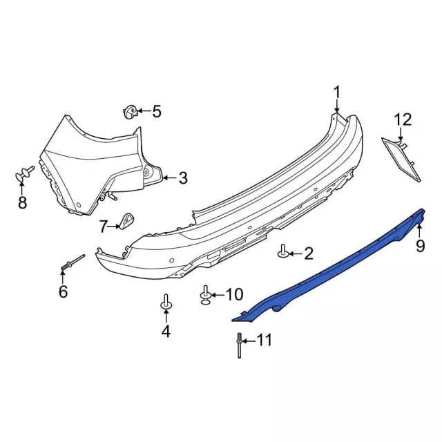 Valance Panel - Ford (lj6z17k835ab) - view 2
