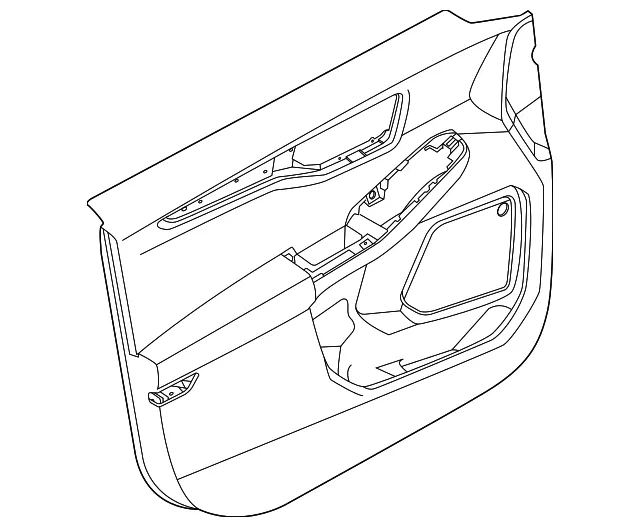 Door Interior Trim Panel - Ford (lj6z7823943cb)
