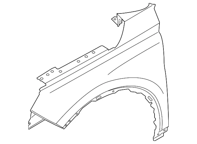 Fender Assembly Front - Ford (lj7z16005a) - view 2
