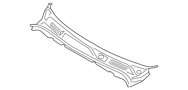 Grille Cowl Top - Ford (lj7z78018a16c)