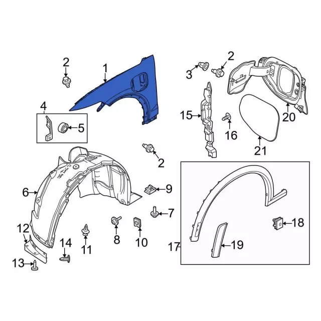 Fender - Ford (lj8z16006a) - view 2