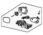 Mirror Assembly - Ford (lj8z17683ba) - view 6