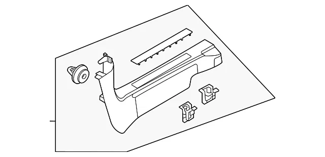 Door Sill Plate - Ford (lj8z5813209aa)