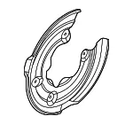 Splash Shield - Ford (lj9z2c028a) - view 12
