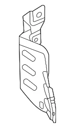 Fender Rail Bracket - Ford (lj9z5810113a) - view 3