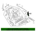 Fender Rail Bracket - Ford (lj9z5810113a) - view 4