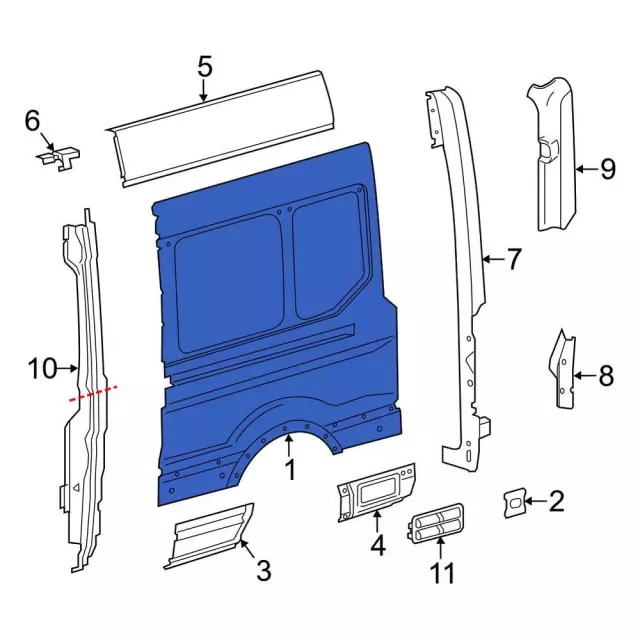 Quarter Panel - Ford (lk4z6127865h)