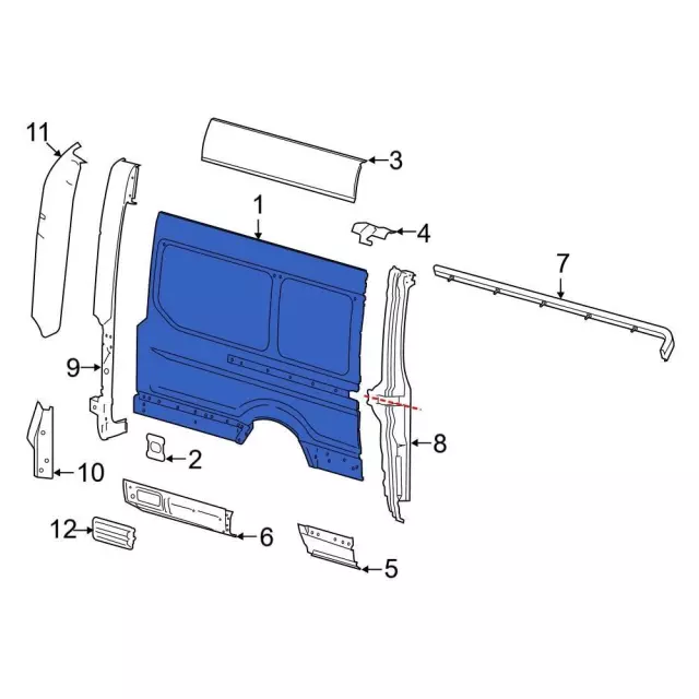 Quarter Panel - Ford (lk4z61279d46a)