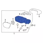 Mirror Assembly - Ford (ll1z17683ca) - view 6