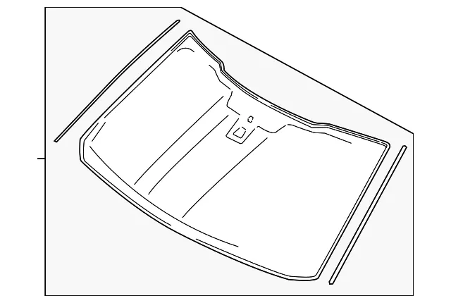 Windshield - Ford (ll1z7803100e) - view 2