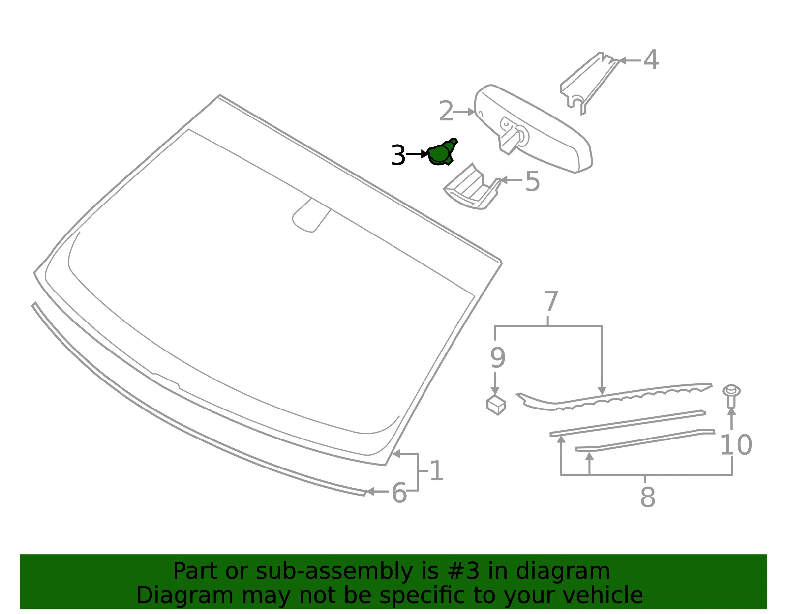 Processor Windshield Rain Se - Ford (lu5z17d547d) - view 5