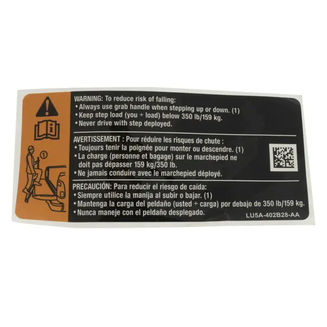 Caution Label - Ford (lu5z9900014c)