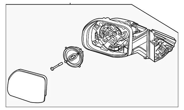 Mirror Assembly - Ford (m1pz17683b) - view 2