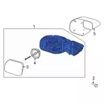 Mirror Assembly - Ford (m1pz17683b) - view 5