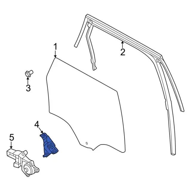 Window Regulator - Ford (m1pz7827009a)