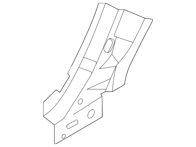 Door Pillar Post Trim Set - Ford (m1pz7828128b)