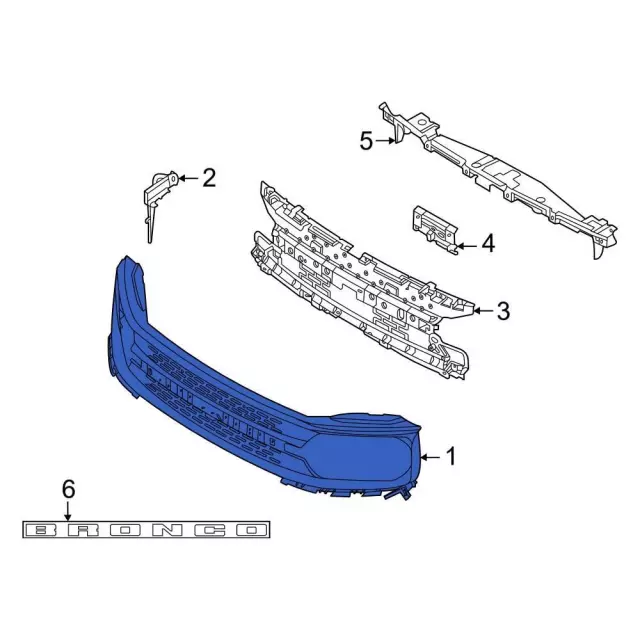 Grille - Ford (m1pz8200aa)