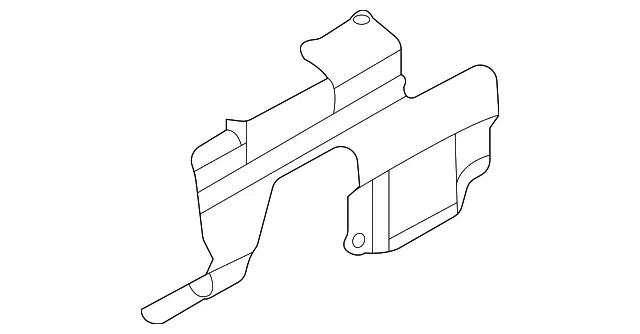 Radiator Support Splash Shield - Ford (m2dz10317a) - view 3