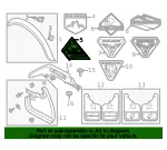 Fender Emblem - Ford (m2dz16720e) - view 9