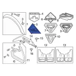 Fender Emblem - Ford (m2dz16720e) - view 7