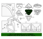Fender Emblem - Ford (m2dz16720l) - view 9