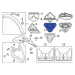 Fender Emblem - Ford (m2dz16720l) - view 7