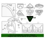 Fender Emblem - Ford (m2dz16720m) - view 7
