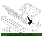 Hood Hinge - Ford (m2dz16797a) - view 18