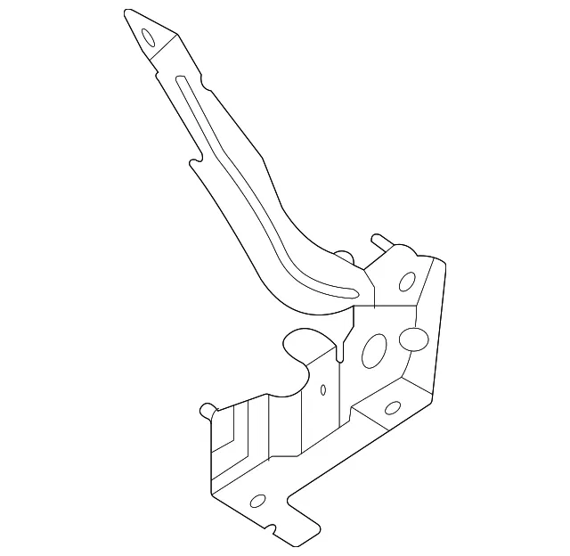 Hood Hinge - Ford (m2dz16797a) - view 6