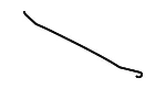 Hood / Trunk Prop Rod - Ford (m2dz16826a) - view 8