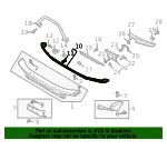 Bumper Trim - Ford (m2dz17232aaptm) - view 10