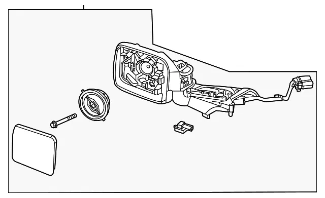 Door Mirror - Ford (m2dz17682a)