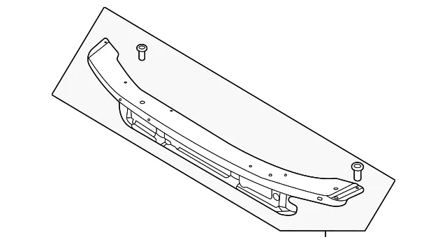 Bumper Face Bar - Ford (m2dz17757ca) - view 2
