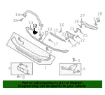Bumper Molding Bracket - Ford (m2dz17c886a) - view 10