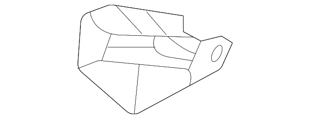 Bumper Molding Bracket - Ford (m2dz17c886a) - view 3