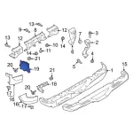 Bumper Extension Bracket - Ford (m2dz17d942c) - view 13