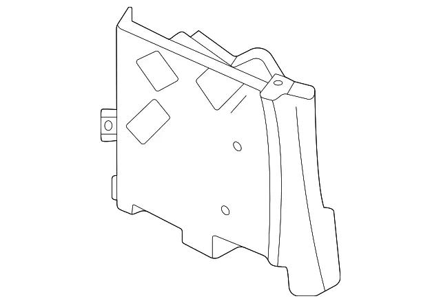Bumper Extension Bracket - Ford (m2dz17d943c) - view 5