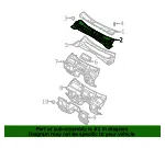 Cowl Grille Panel - Ford (m2dz21022a69a) - view 4