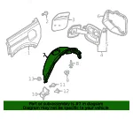 Splash Shield - Ford (m2dz54278b50a) - view 10