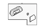 Handle, Inside - Ford (m2dz7822600ae) - view 6