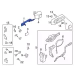 Handle, Inside - Ford (m2dz7822601ad) - view 17