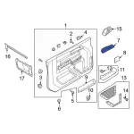Handle, Inside - Ford (m2dz7822601ad) - view 19