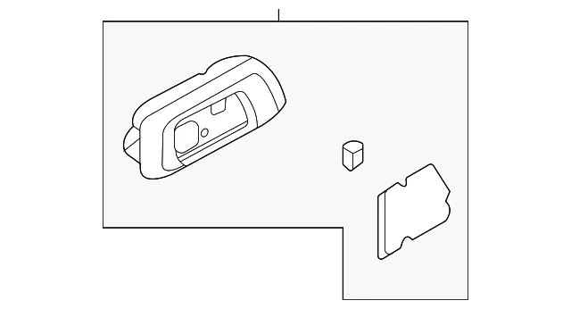 Handle, Inside - Ford (m2dz7822601ad) - view 7