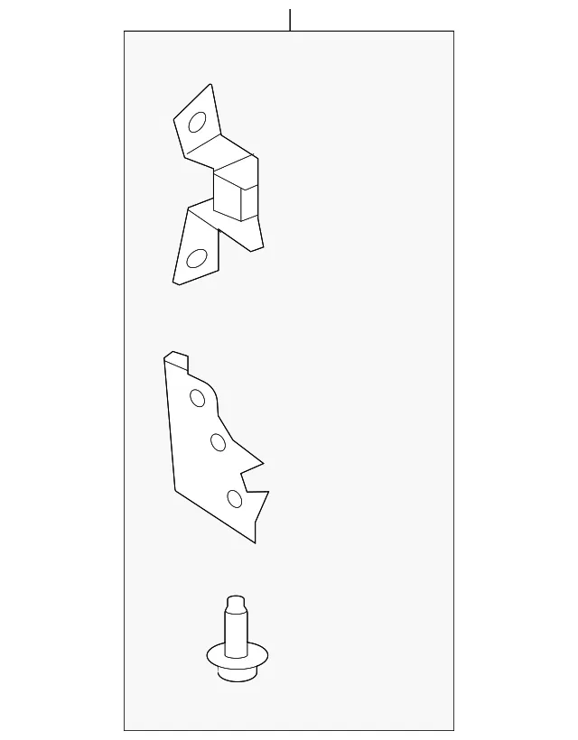 Door Hinge - Ford (m2dz7822800a) - view 2
