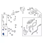 Door Hinge - Ford (m2dz7822810a) - view 11