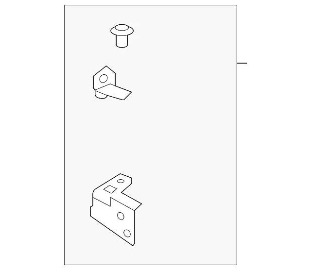 Door Hinge - Ford (m2dz7822810a) - view 4