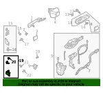 Door Hinge - Ford (m2dz7822811a) - view 13