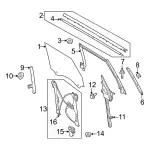 Window Regulator - Ford (m2dz7823209b) - view 3