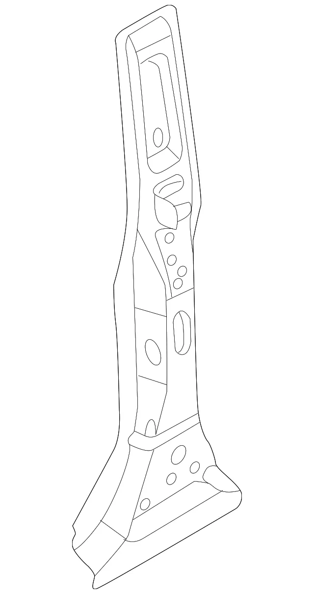 Center Pillar Reinforced - Ford (m2dz7824301a)